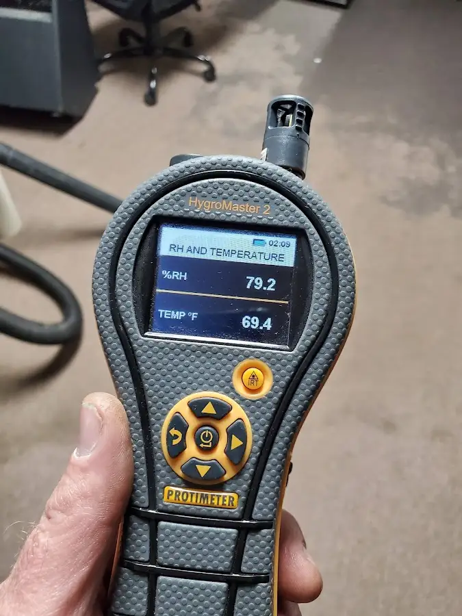 Moisture meter humidity assessment for Fire & Smoke Damage Restoration in St. Andrews